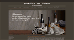 Desktop Screenshot of bluxomewinery.com