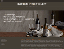 Tablet Screenshot of bluxomewinery.com